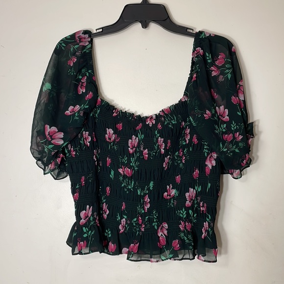 Wayf Women's floral blouse size XL - Picture 2 of 6